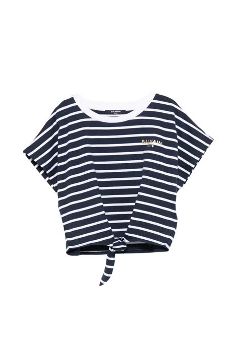 T-shirt a righe BALMAIN KIDS | 156617BC